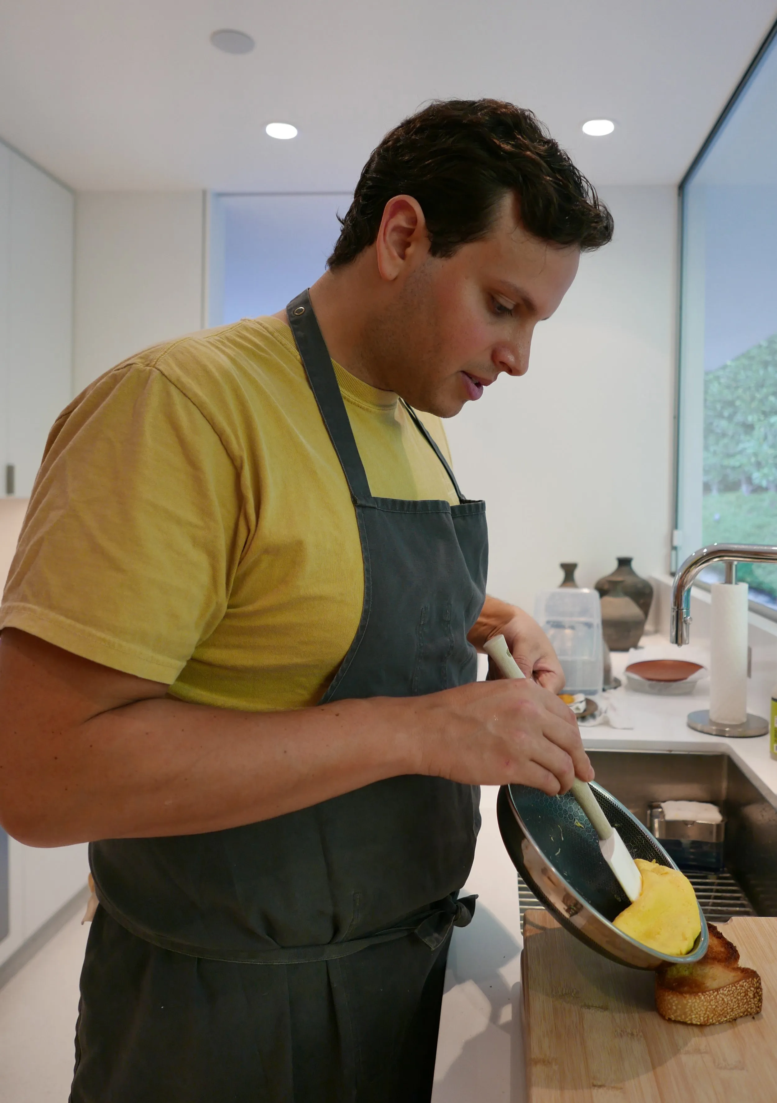 Omelet prepared by Chef Jacob Himmel