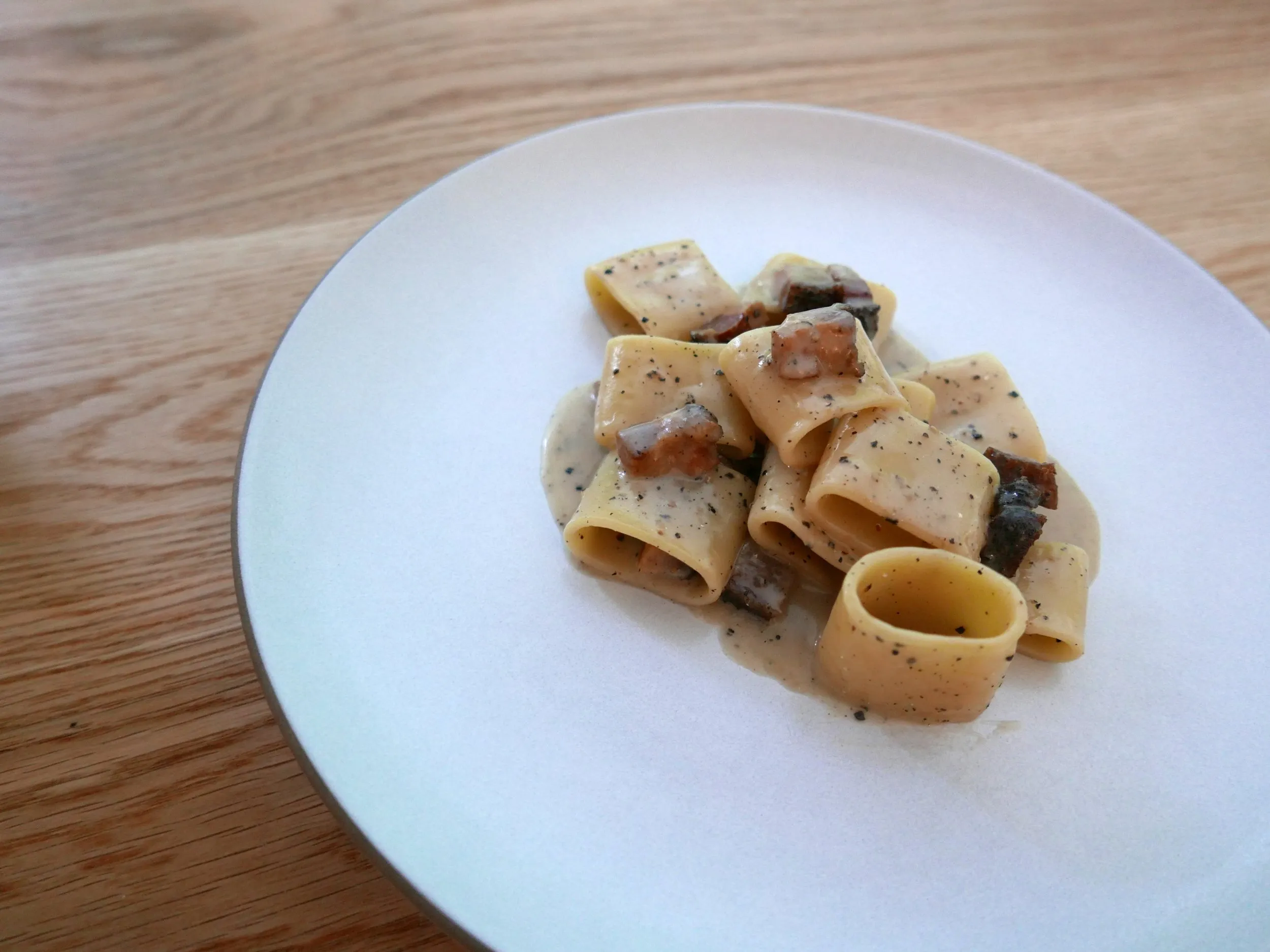 Pasta Alla Gricia prepared by Chef Jacob Himmel