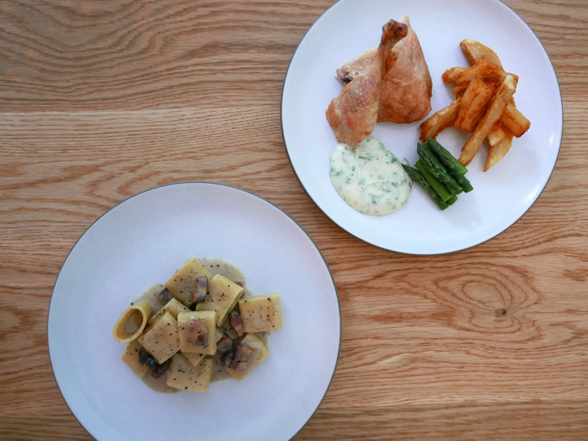 A course from one of Chef Jacob’s private dinner parties